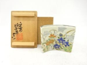 高野昭阿弥造　色絵　秋月　蓋置